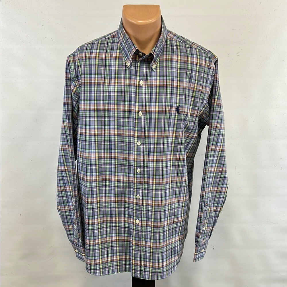 Ralph Lauren long sleeve button down collar shirt.  XL
